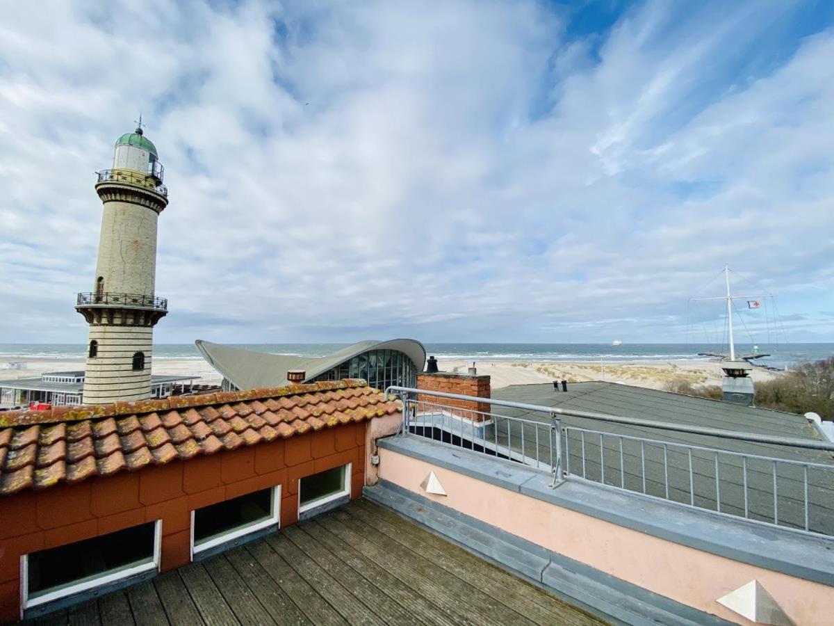 Apartmán Sonnendeck, Direkt Am Leuchtturm Rostock Exteriér fotografie